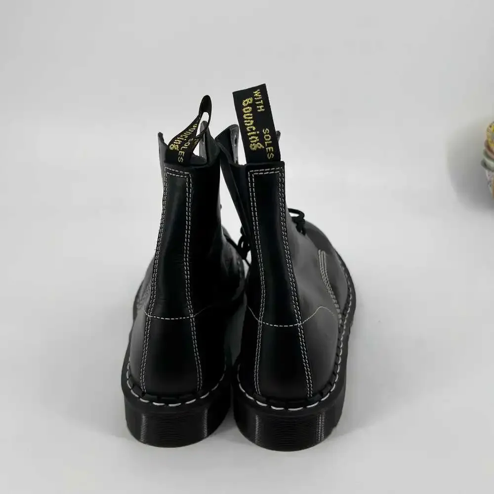 Dr. Martens Black Leather Ankle Boots | Size 13